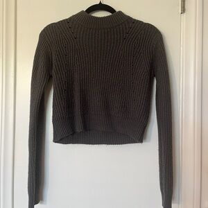 Gray Knitted Sweater